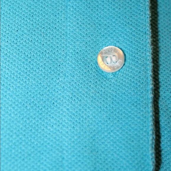 Lacoste Women Ocean Blue Polo Shirt Short Sleeve 6 - Picture 5 of 10